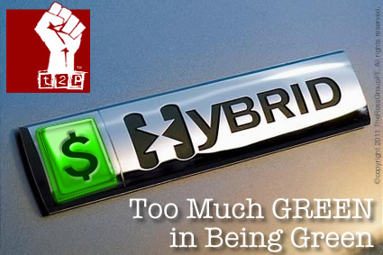 Too Much Green in Being Green