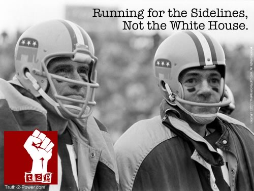 Running for the Sidelines, Not the White House