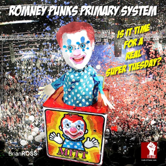 Romney Punks Primary System; Isn't It Time for a REAL Super Tuesday?